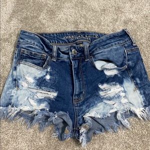 American Eagle High Rise Jean Shorts